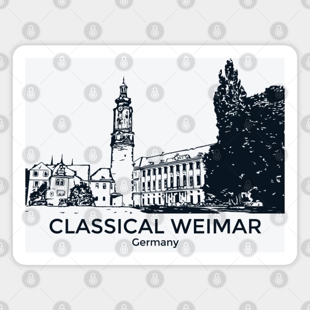 Classical Weimar - Germany Magnet by Lakeric